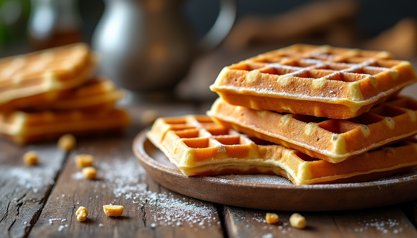 découvrez la véritable recette de gaufres de liège, comme autrefois : moelleuses, croustillantes et généreusement perlées de sucre, pour un goûter gourmand 100% authentique.