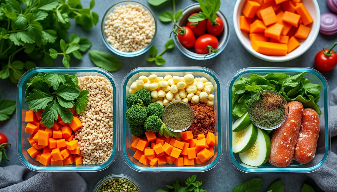 découvrez nos recettes de batch cooking healthy pour préparer facilement vos repas sains de la semaine. gagnez du temps en cuisine tout en mangeant équilibré !