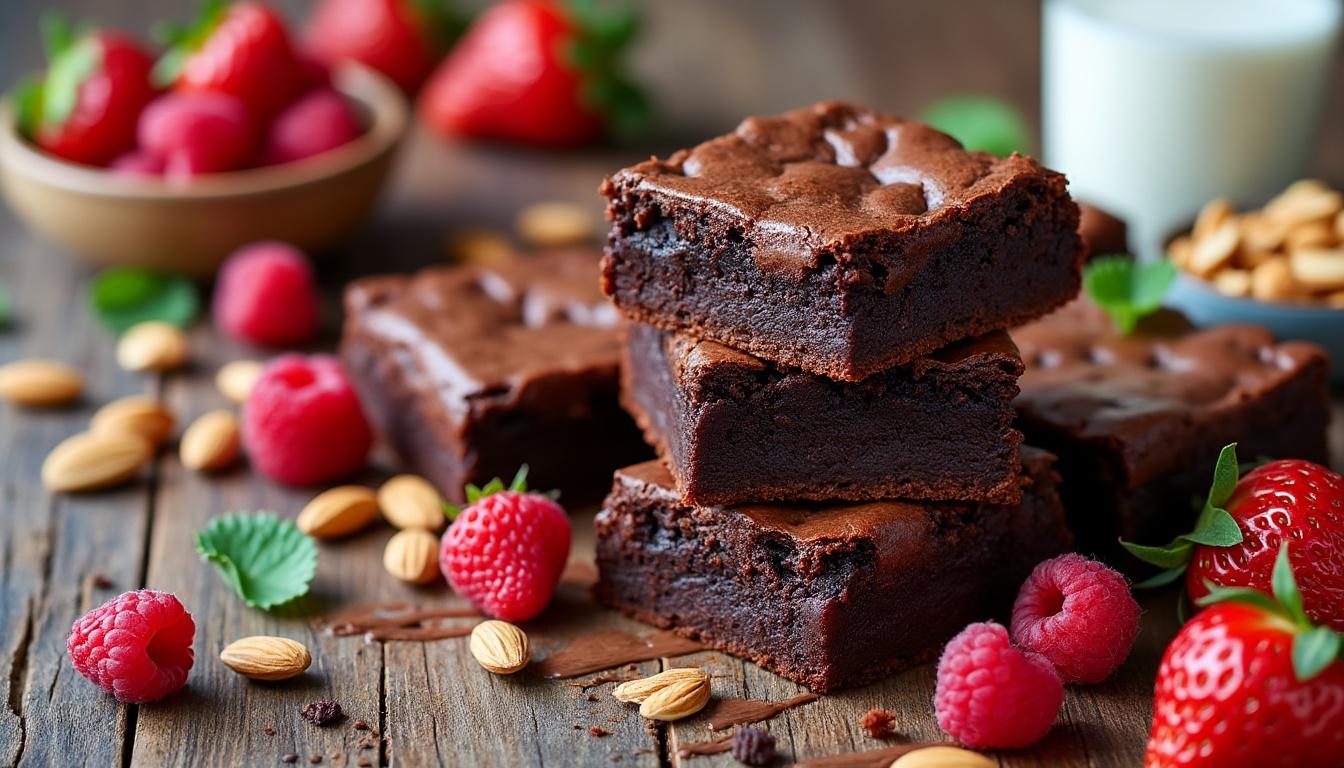 découvrez notre recette de brownies healthy, une version allégée et savoureuse, idéale pour se faire plaisir sans culpabiliser. facile à réaliser, parfaite pour un goût chocolaté et équilibré !