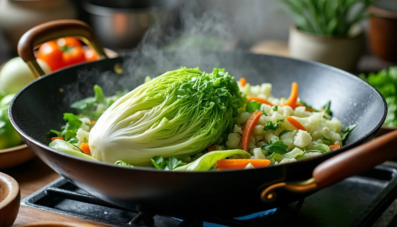 découvrez comment cuisiner rapidement un délicieux chou chinois au wok avec notre recette facile. idéale pour un repas sain et savoureux prêt en quelques minutes !