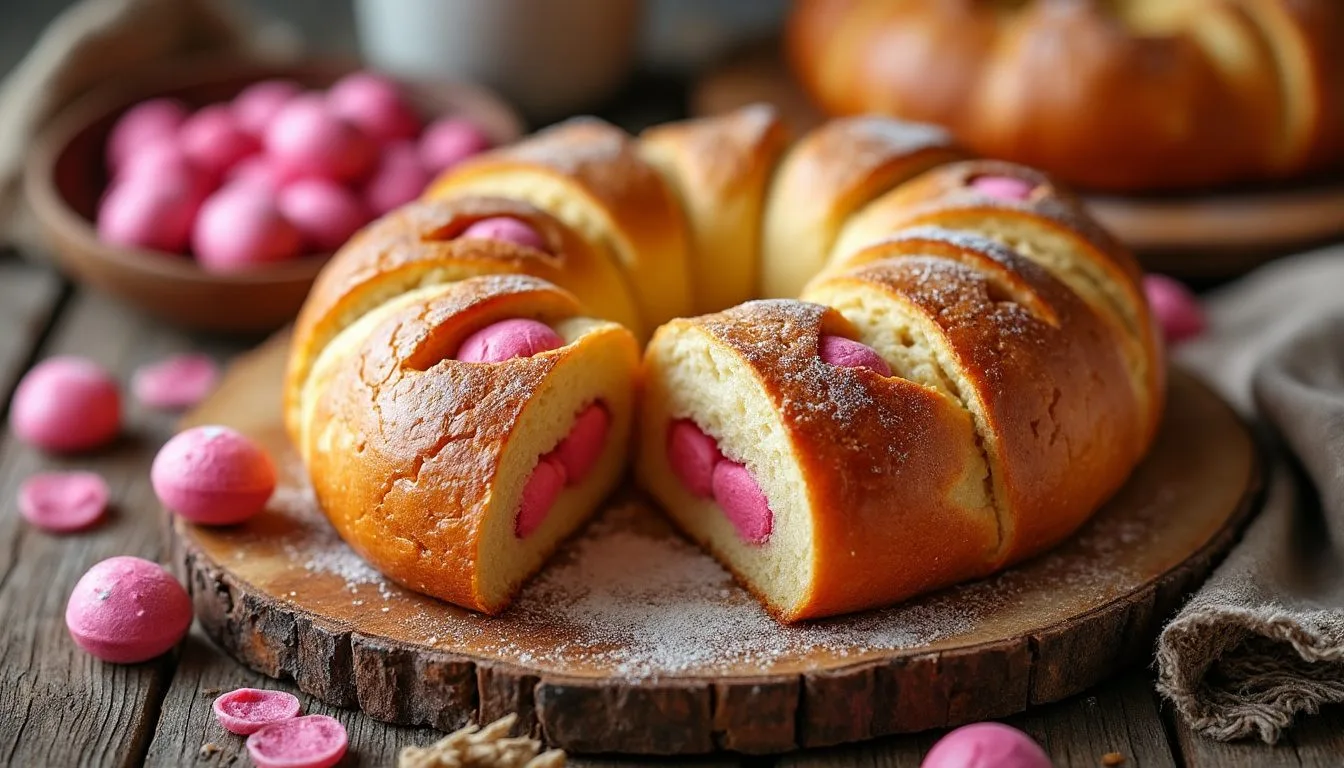 découvrez la recette authentique de la praluline, une délicieuse brioche gourmande aux pralines roses, facile à réaliser chez vous pour régaler vos proches.